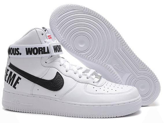 Nike Air Force 1 High Supreme White Black Sneaker